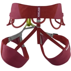 Edelrid Harnesses-Womens Jayne IV Climbing Harness - Rhubarb Red