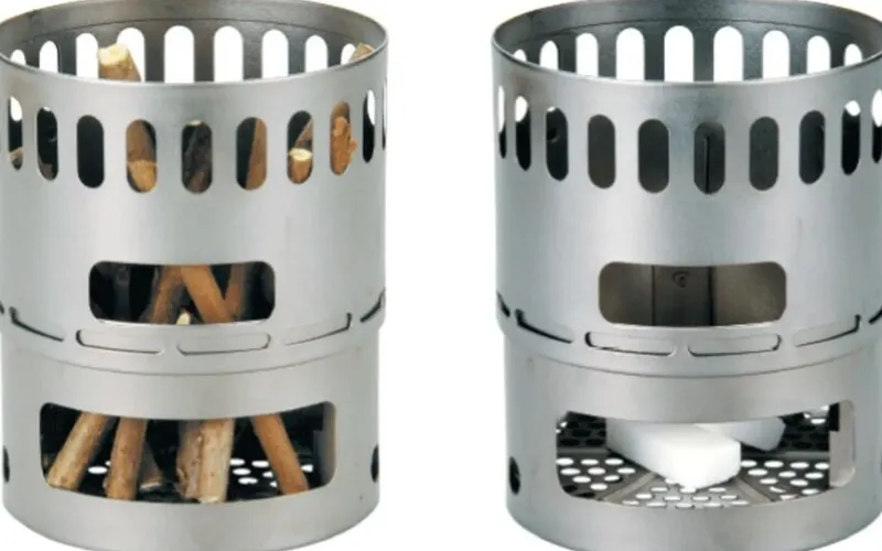 Evernew Lightweight Stoves-Ti Mug Pot 500 Stove Set