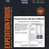Expedition Foods Lunch/ Dinner-Chicken Korma with Rice - 1000kcal