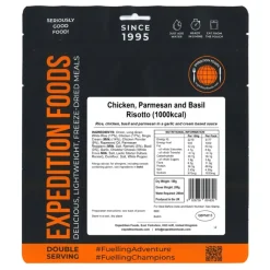 Expedition Foods Lunch/ Dinner-Chicken Parmesan and Basil Risotto - 1000kcal