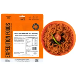 Expedition Foods Lunch/ Dinner-Chilli Con Carne with Rice - 800kcal