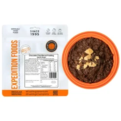 Expedition Foods Dessert-Chocolate Chip Biscuit Pudding - Dessert Range