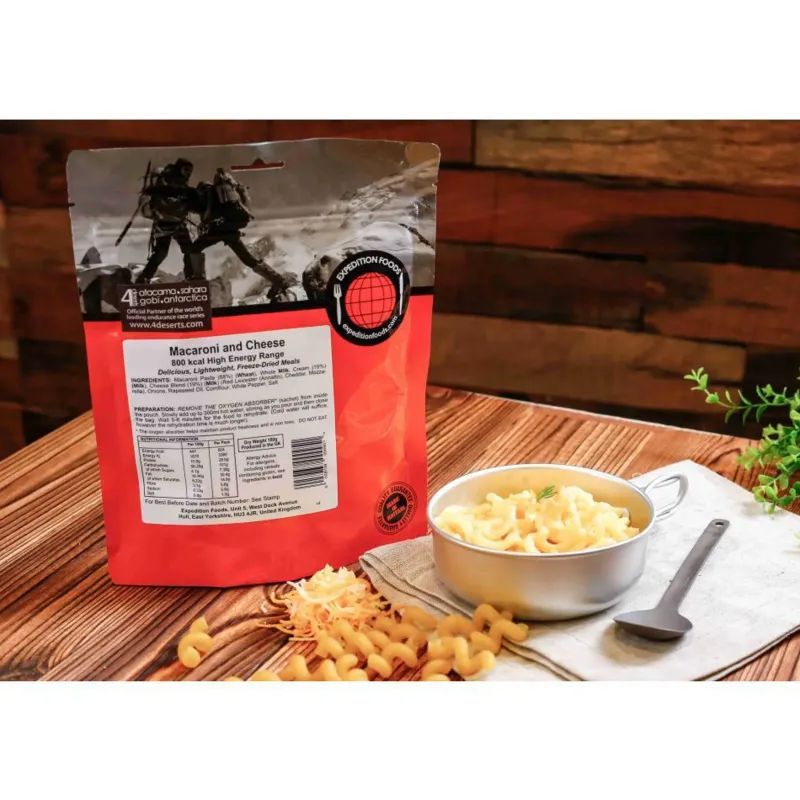 Expedition Foods Lunch/ Dinner-Macaroni and Cheese - 800kcal