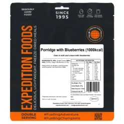 Expedition Foods Breakfast-Porridge with Blueberries - 1000kcal