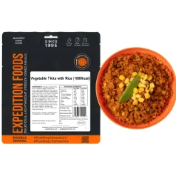 Expedition Foods Lunch/ Dinner-Vegetable Tikka with Rice - 1000kcal