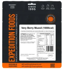 Expedition Foods Breakfast-Very Berry Muesli - 1000kcal