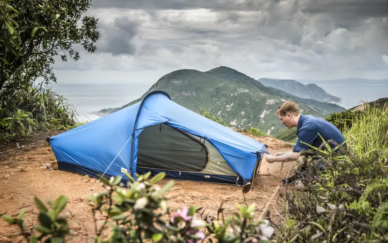 Fjallraven Backpacking & Lightweight Tents-Abisko Lite 1 Tent - Pine Green