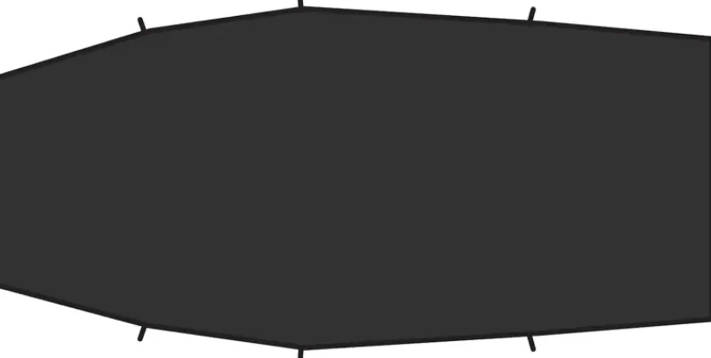 Fjallraven Footprints & Floors-Abisko Shape 3 Footprint - Black