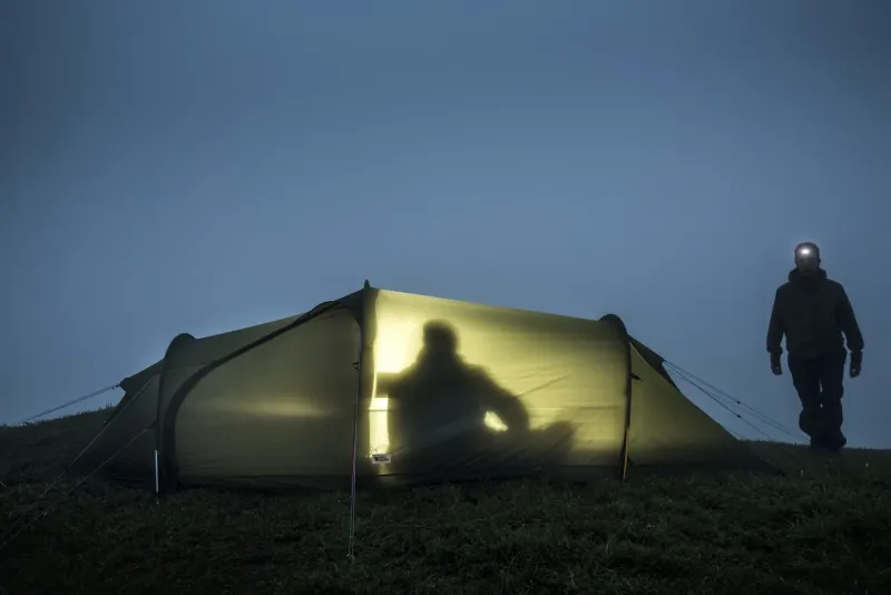 Fjallraven Backpacking & Lightweight Tents-Abisko Shape 2 Tent - Pine Green
