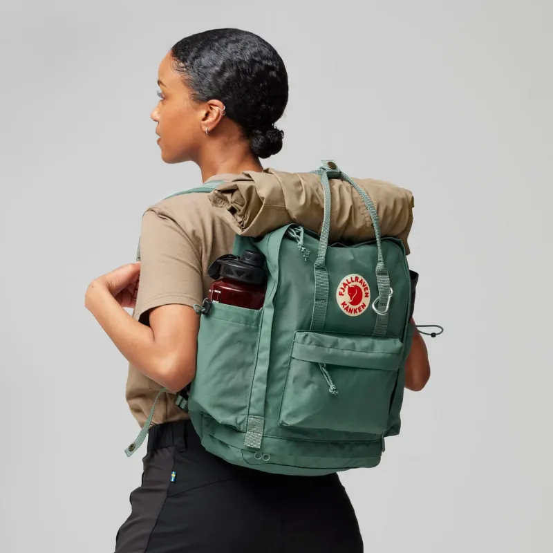 Fjallraven Day Packs-Kanken Outlong Backpack - Navy