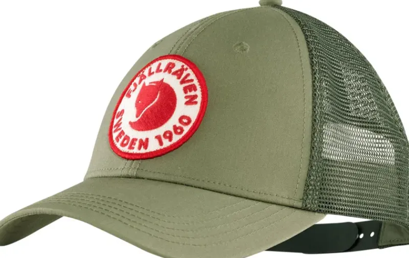 Fjallraven Hats-1960 Logo Langtradarkeps Cap - Green
