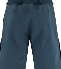Fjallraven Shorts-Mens Abisko Hybrid Trail Shorts - Navy