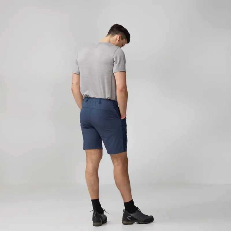 Fjallraven Shorts-Mens Abisko Hybrid Trail Shorts - Navy