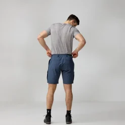 Fjallraven Shorts-Mens Abisko Hybrid Trail Shorts - Navy