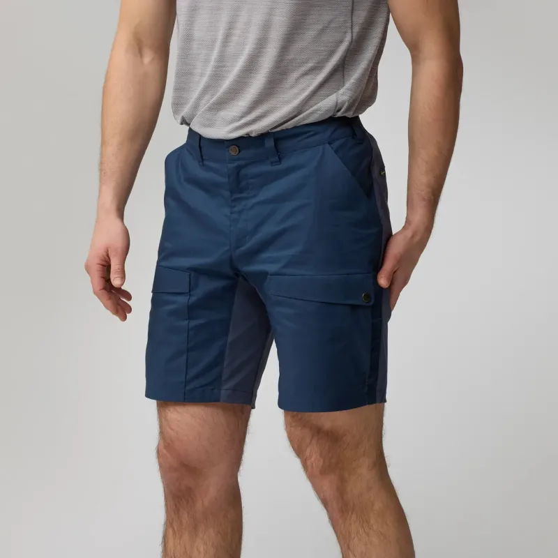 Fjallraven Shorts-Mens Abisko Hybrid Trail Shorts - Navy