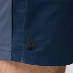 Fjallraven Shorts-Mens Abisko Hybrid Trail Shorts - Navy