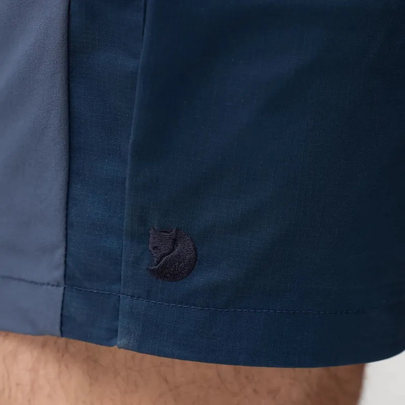 Fjallraven Shorts-Mens Abisko Hybrid Trail Shorts - Navy