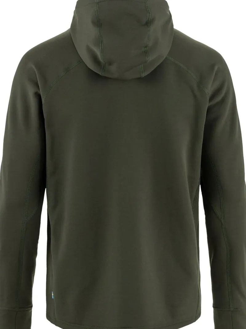 Fjallraven Fleece & Mid Layer-Mens Expedition Fleece Hoodie - Deep Forest