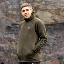 Fjallraven Fleece & Mid Layer-Mens Expedition Fleece Hoodie - Deep Forest