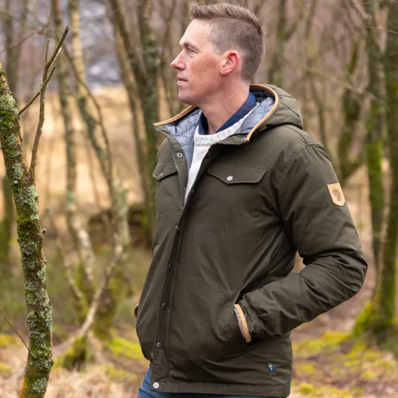 Fjallraven Insulated Jackets-Mens Greenland No.1 Down Jacket - Deep Forest