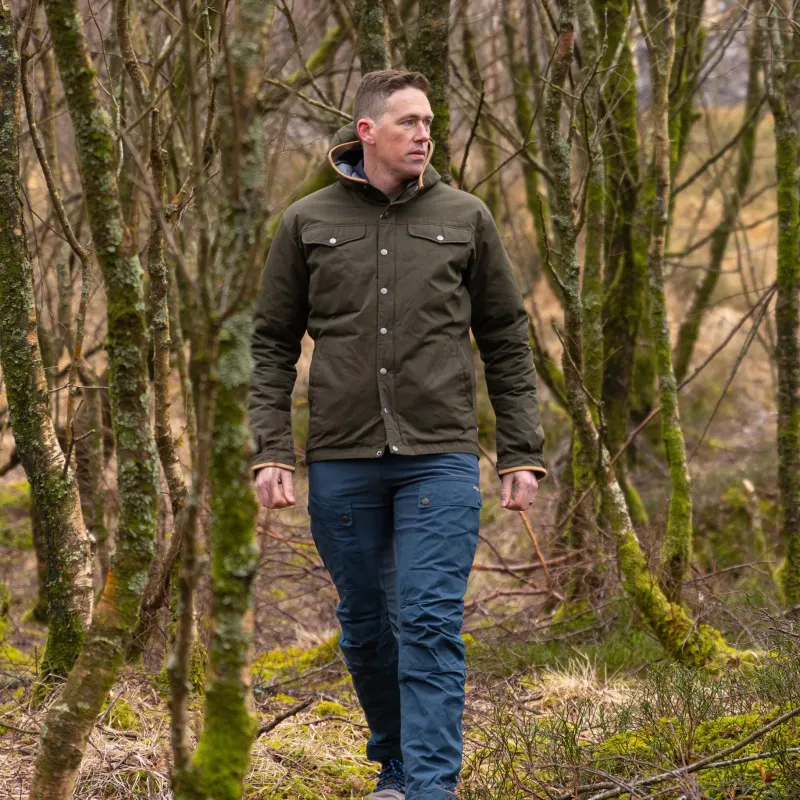 Fjallraven Insulated Jackets-Mens Greenland No.1 Down Jacket - Deep Forest