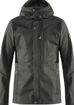 Fjallraven Casual Jackets-Mens Kaipak Jacket - Dark Grey-Black