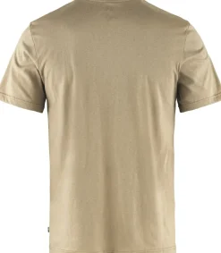 Fjallraven T-Shirts & Baselayers-Mens Lush Logo T-shirt - Fossil