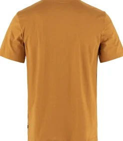 Fjallraven T-Shirts & Baselayers-Mens Lush Logo T-shirt - Acorn