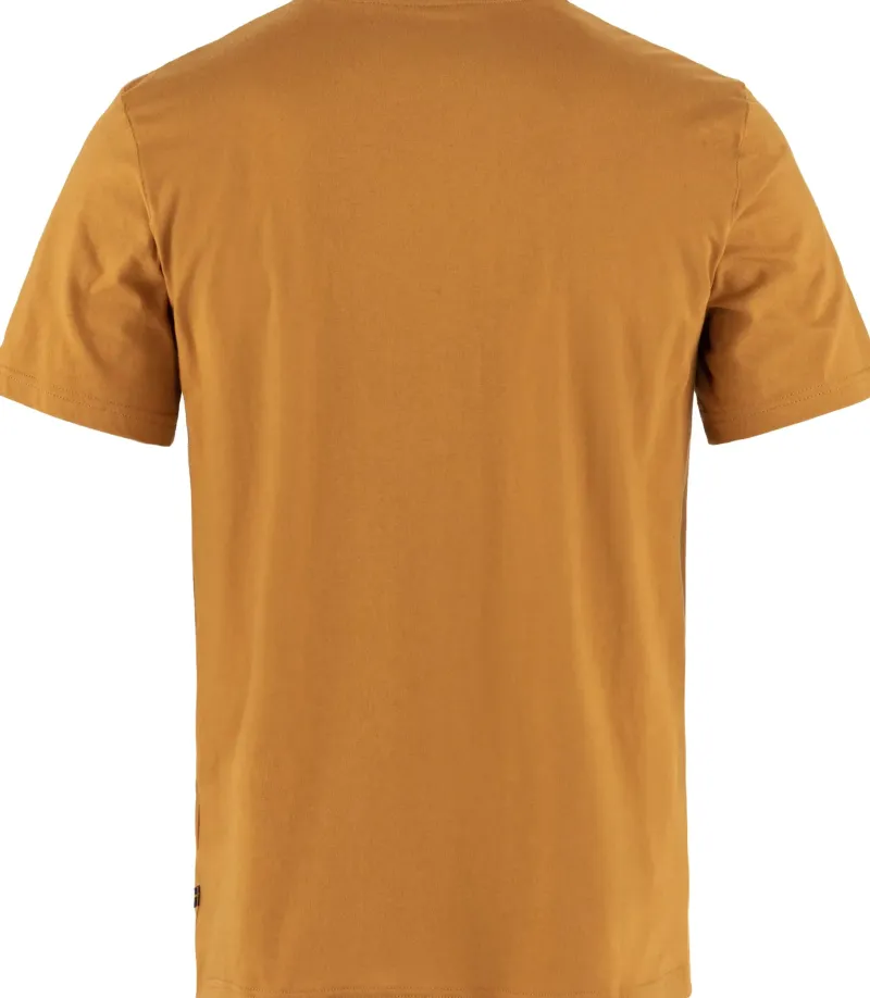 Fjallraven T-Shirts & Baselayers-Mens Lush Logo T-shirt - Acorn