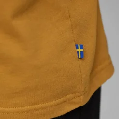 Fjallraven T-Shirts & Baselayers-Mens Lush Logo T-shirt - Acorn