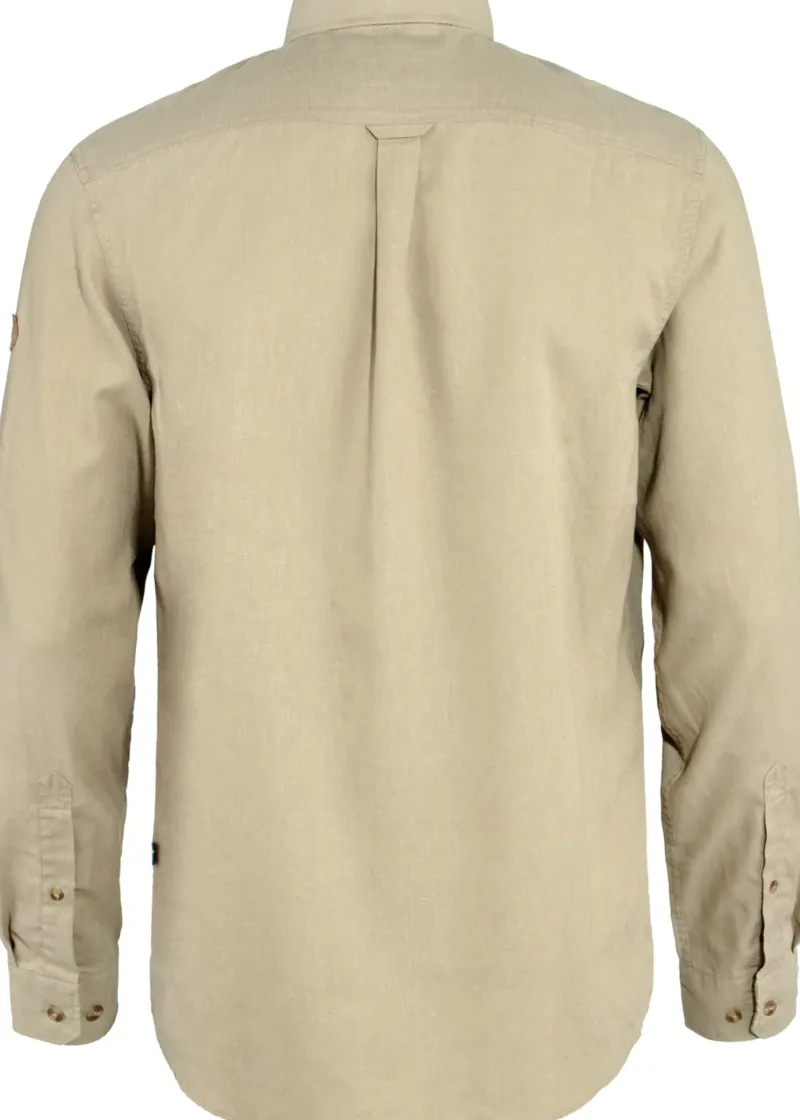 Fjallraven Shirts-Mens Ovik Travel LS Shirt - Sand Stone