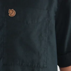Fjallraven Shirts-Mens Ovik Travel SS Shirt - Chalk White
