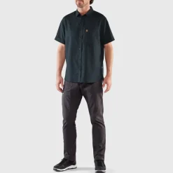 Fjallraven Shirts-Mens Ovik Travel SS Shirt - Chalk White