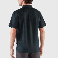 Fjallraven Shirts-Mens Ovik Travel SS Shirt - Green