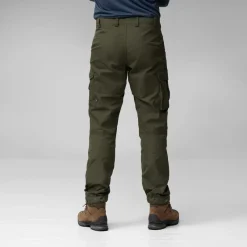 Fjallraven Trousers & Leg Wear-Mens Vidda Pro Trousers - Dark Grey-Black