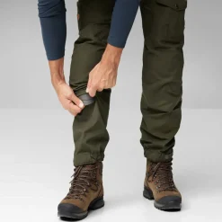Fjallraven Trousers & Leg Wear-Mens Vidda Pro Trousers - Dark Grey-Black