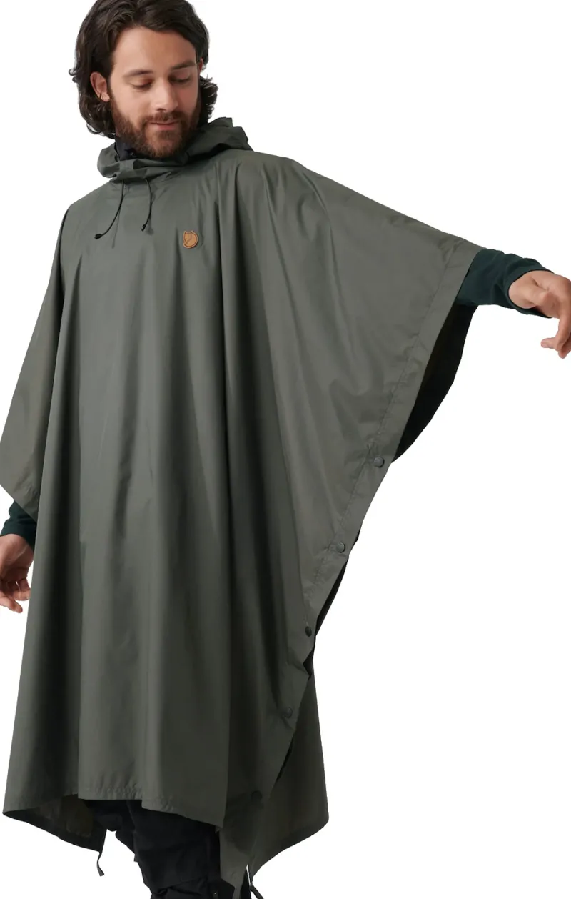 Fjallraven Waterproof Jackets|Waterproof Jackets-Poncho - Graphite