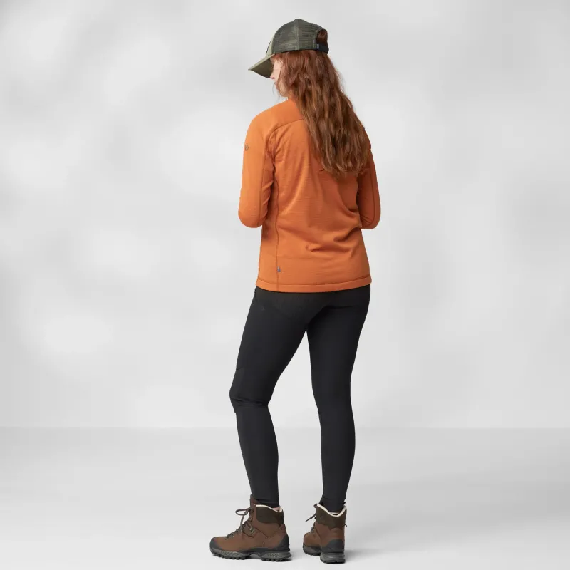 Fjallraven Fleece & Mid Layer-Womens Abisko Lite Fleece Jacket - Indigo Blue