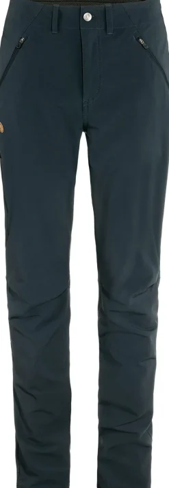 Fjallraven Trousers & Leggings-Womens Abisko Trail Stretch Trousers - Dark Navy