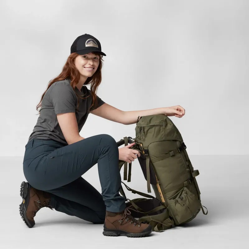 Fjallraven Trousers & Leggings-Womens Abisko Trail Stretch Trousers - Dark Navy