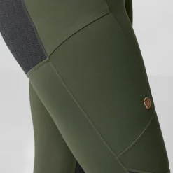 Fjallraven Trousers & Leggings-Womens Abisko Trekking Tights HD - Deep Forest