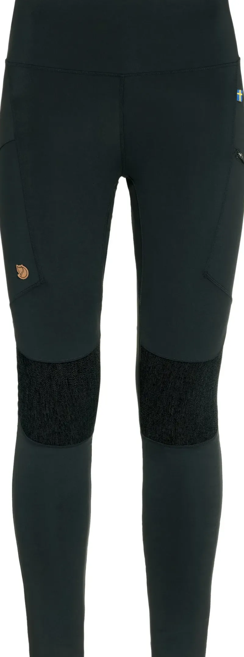 Fjallraven Trousers & Leggings-Womens Abisko Trekking Tights HD - Black