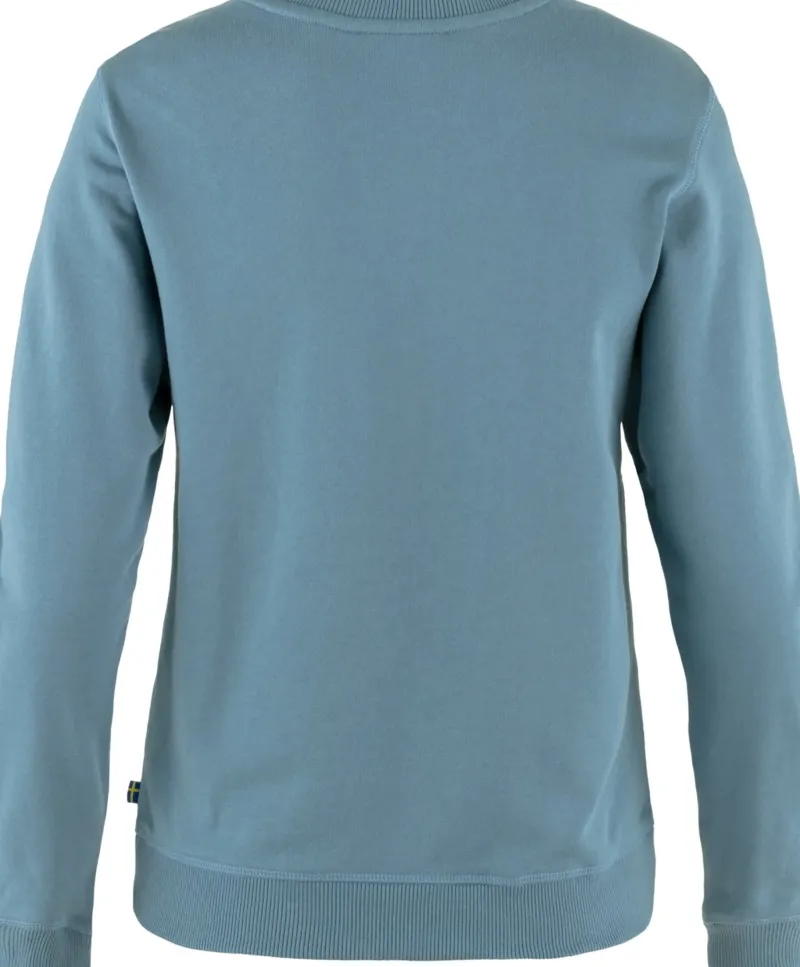 Fjallraven Fleece & Mid Layer-Womens 1960 Logo Badge Sweater - Dawn Blue