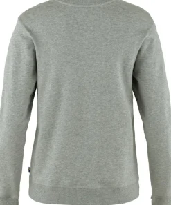 Fjallraven Fleece & Mid Layer-Womens 1960 Logo Badge Sweater - Grey-Melange