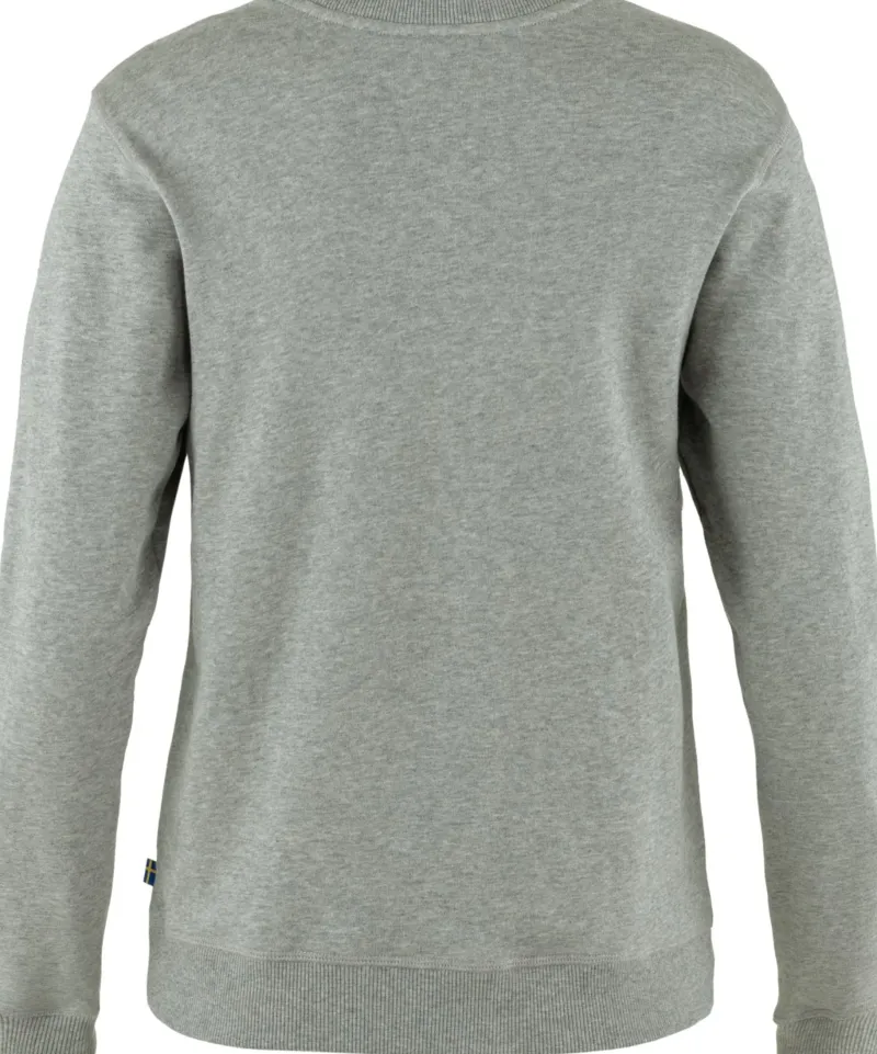 Fjallraven Fleece & Mid Layer-Womens 1960 Logo Badge Sweater - Grey-Melange
