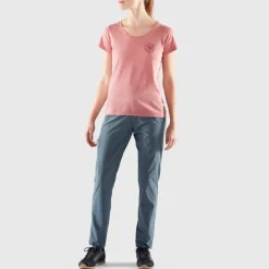 Fjallraven T-Shirts & Baselayers-Womens 1960 Logo T-shirt - Dusty Rose
