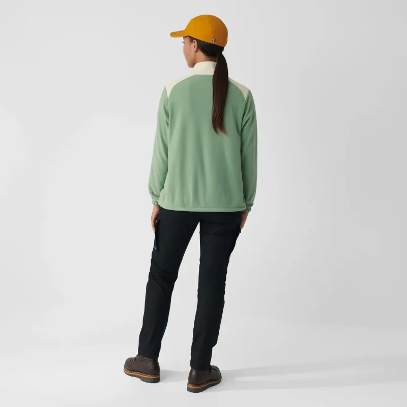 Fjallraven Fleece & Mid Layer-Womens Vardag Lite Fleece - Patina Green