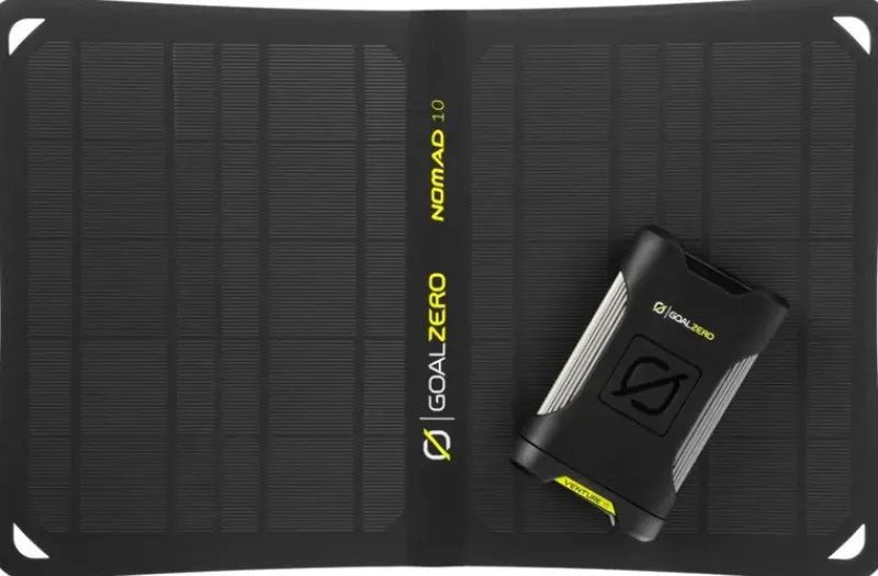 Goal Zero Power Banks And Solar Chargers-Venture 35 and Nomad 10 Power Kit
