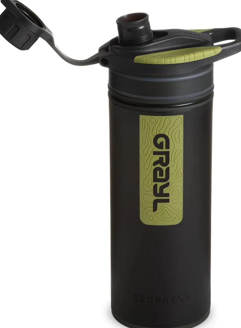 Grayl Water Purification-GeoPress Purifier Bottle - Black Camo
