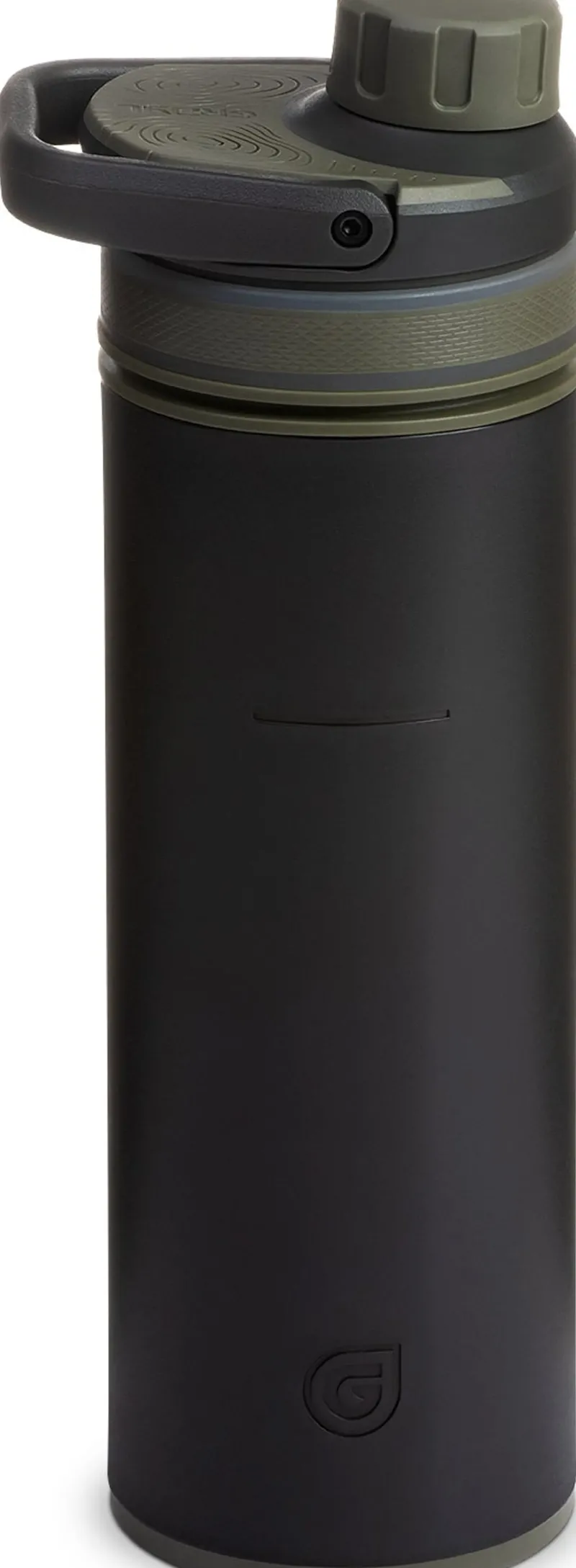 Grayl Water Purification-UltraPress Purifier Bottle - Camp Black